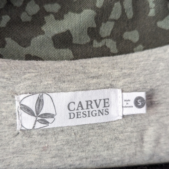 Carve Designs Ryder Military Canvas Jacket Size Small Knit Back - Picture 7 of 10